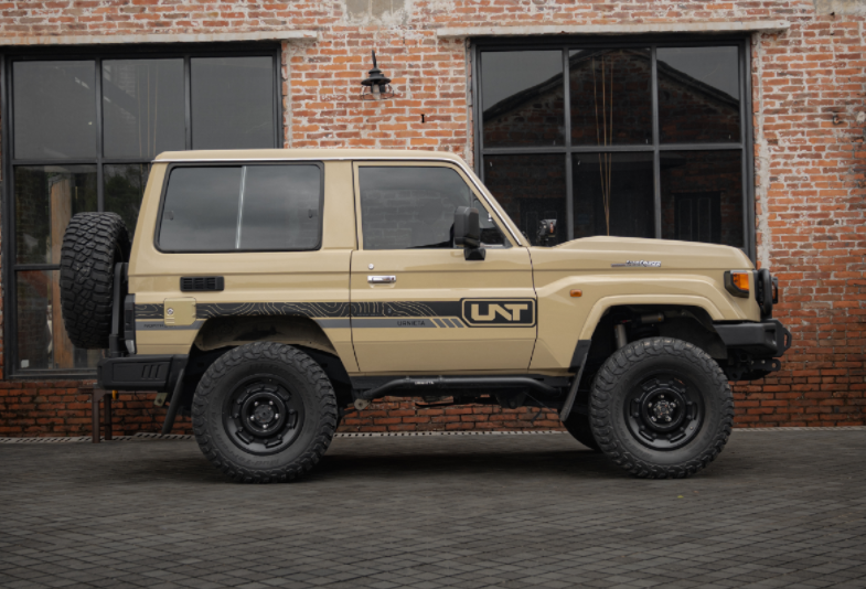 Built for the Streets and Beyond: A Sand Yellow LC71 Fully Kitted with URNIETA - 1