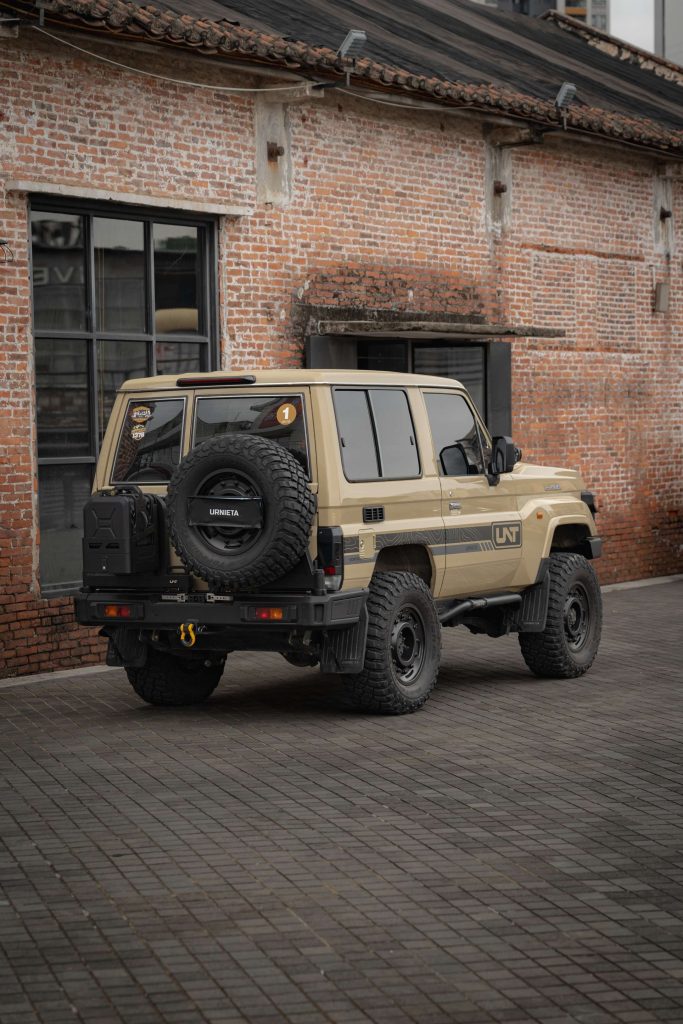 Built for the Streets and Beyond: A Sand Yellow LC71 Fully Kitted with URNIETA