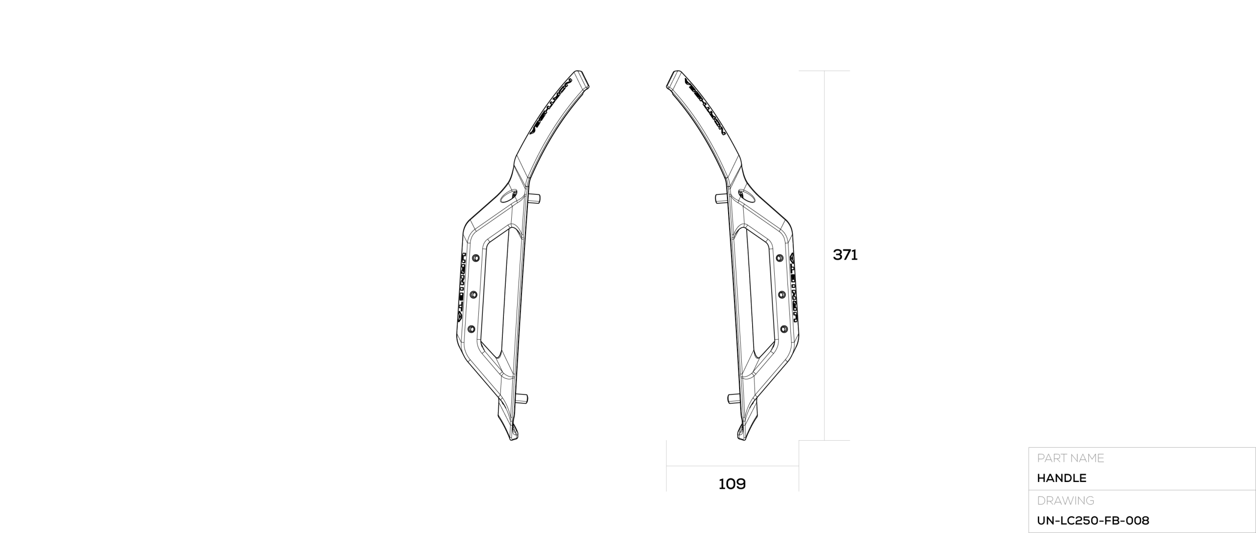 Side Handle Kit technical drawing
