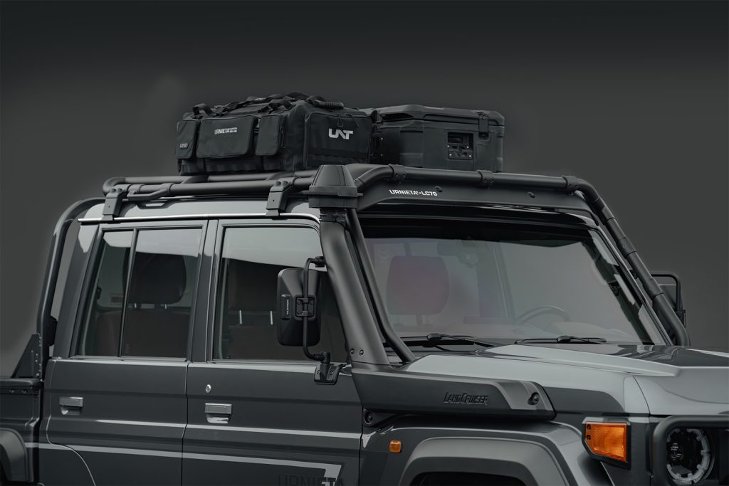 Safari Roof Rack Kit for Land Cruiser 70 Series real photo