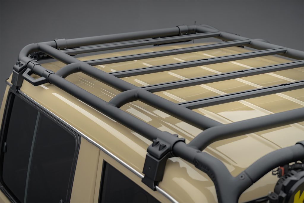 Safari Roof Rack Kit for Land Cruiser 70 Series real photo
